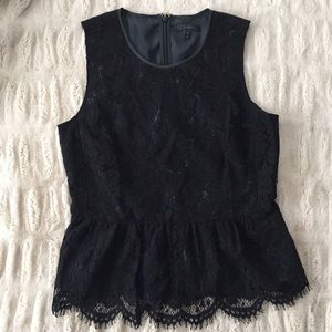 JCrew Flirty Lace Top